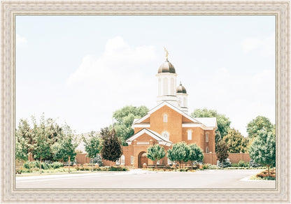 Sweet is The Work Vernal Utah Temple Large Wall Art