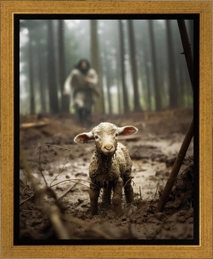 The Good Shepherd is on the Way Gallery Wrap