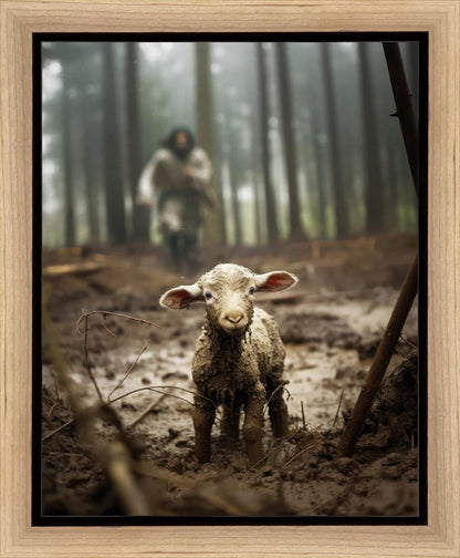 The Good Shepherd is on the Way Gallery Wrap