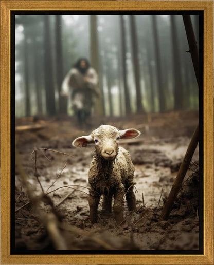 The Good Shepherd is on the Way Gallery Wrap