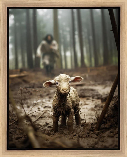 The Good Shepherd is on the Way Gallery Wrap