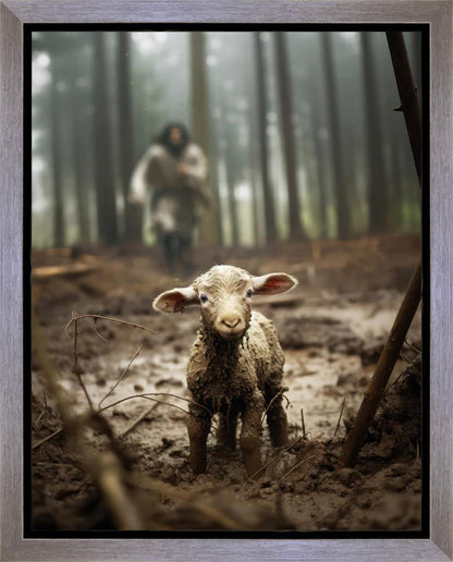 The Good Shepherd is on the Way Gallery Wrap