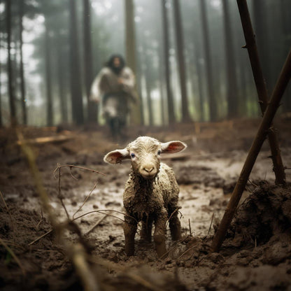 The Good Shepherd is on the Way Gallery Wrap