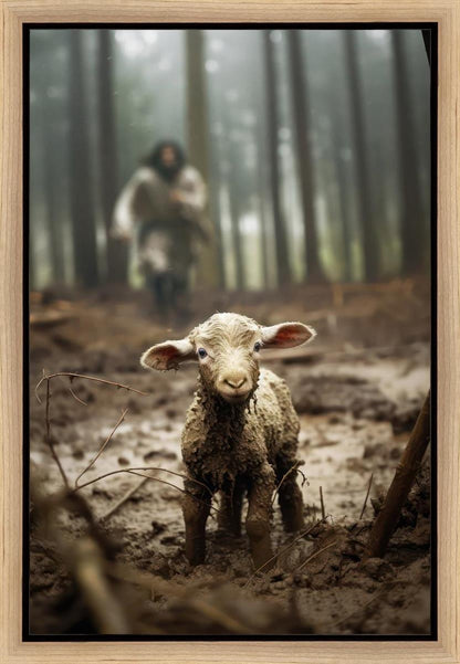 The Good Shepherd is on the Way Gallery Wrap