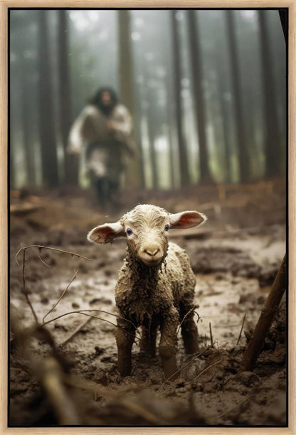 The Good Shepherd is on the Way Gallery Wrap