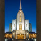 Rexburg Temple at Night