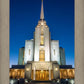 Rexburg Temple at Night