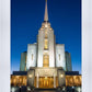 Rexburg Temple at Night