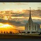 Rexburg Temple - Sunset