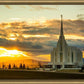 Rexburg Temple - Sunset