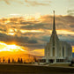Rexburg Temple - Sunset