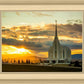 Rexburg Temple - Sunset