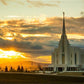 Rexburg Temple - Sunset
