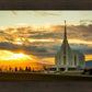 Rexburg Temple - Sunset