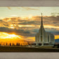 Rexburg Temple - Sunset