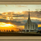 Rexburg Temple - Sunset