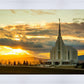 Rexburg Temple - Sunset