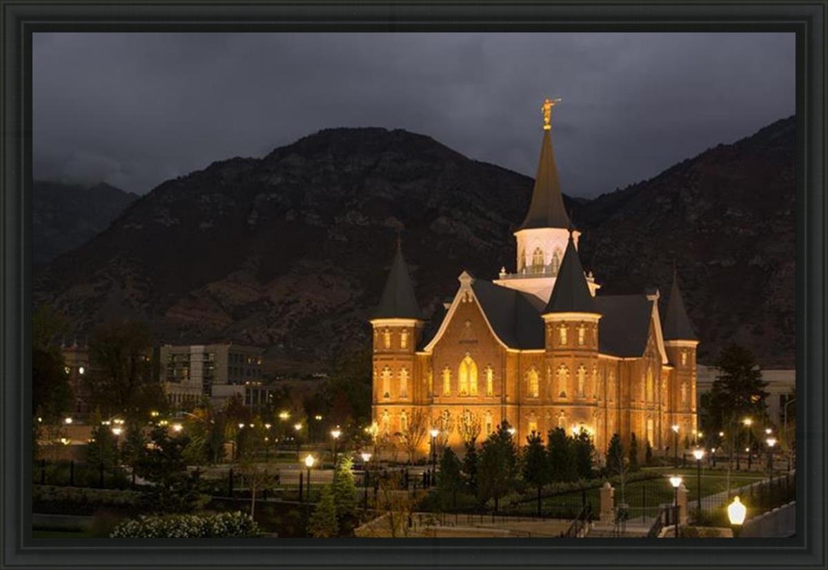 Provo City Center at Night