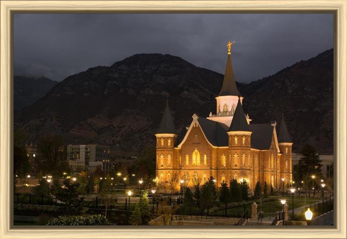 Provo City Center at Night