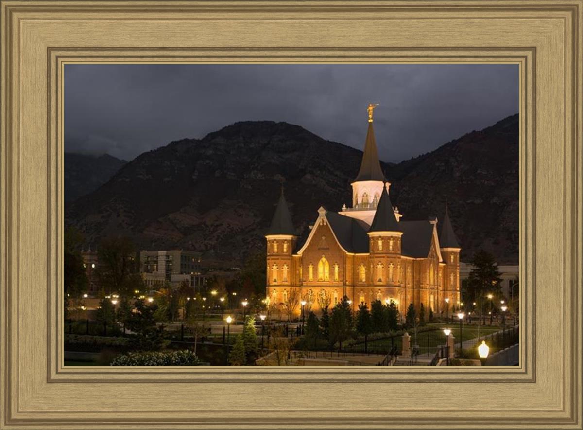 Provo City Center at Night