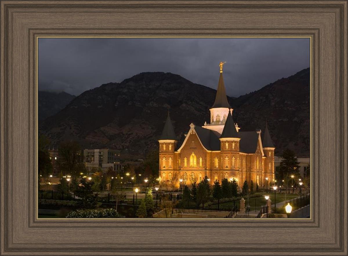 Provo City Center at Night