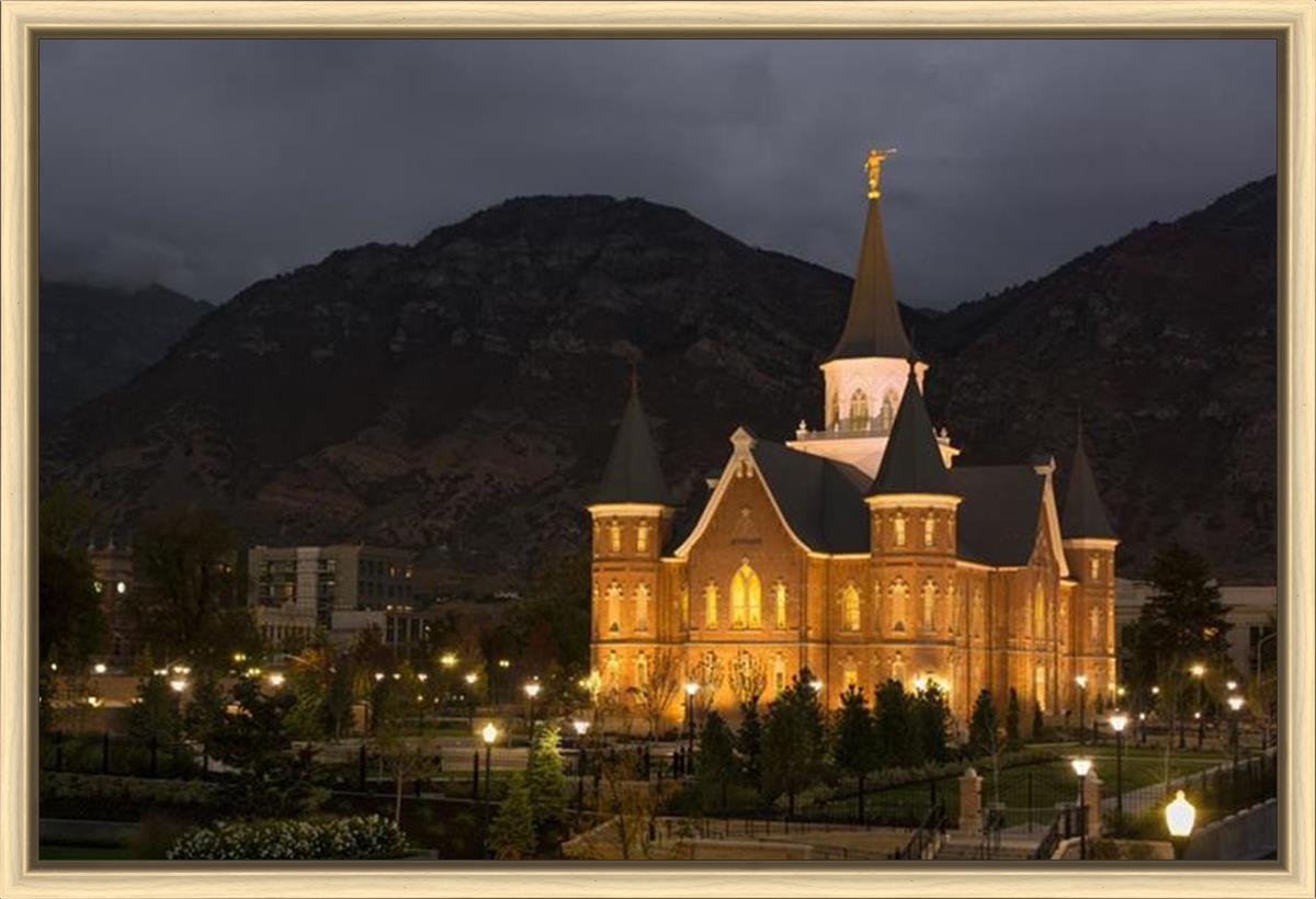 Provo City Center at Night