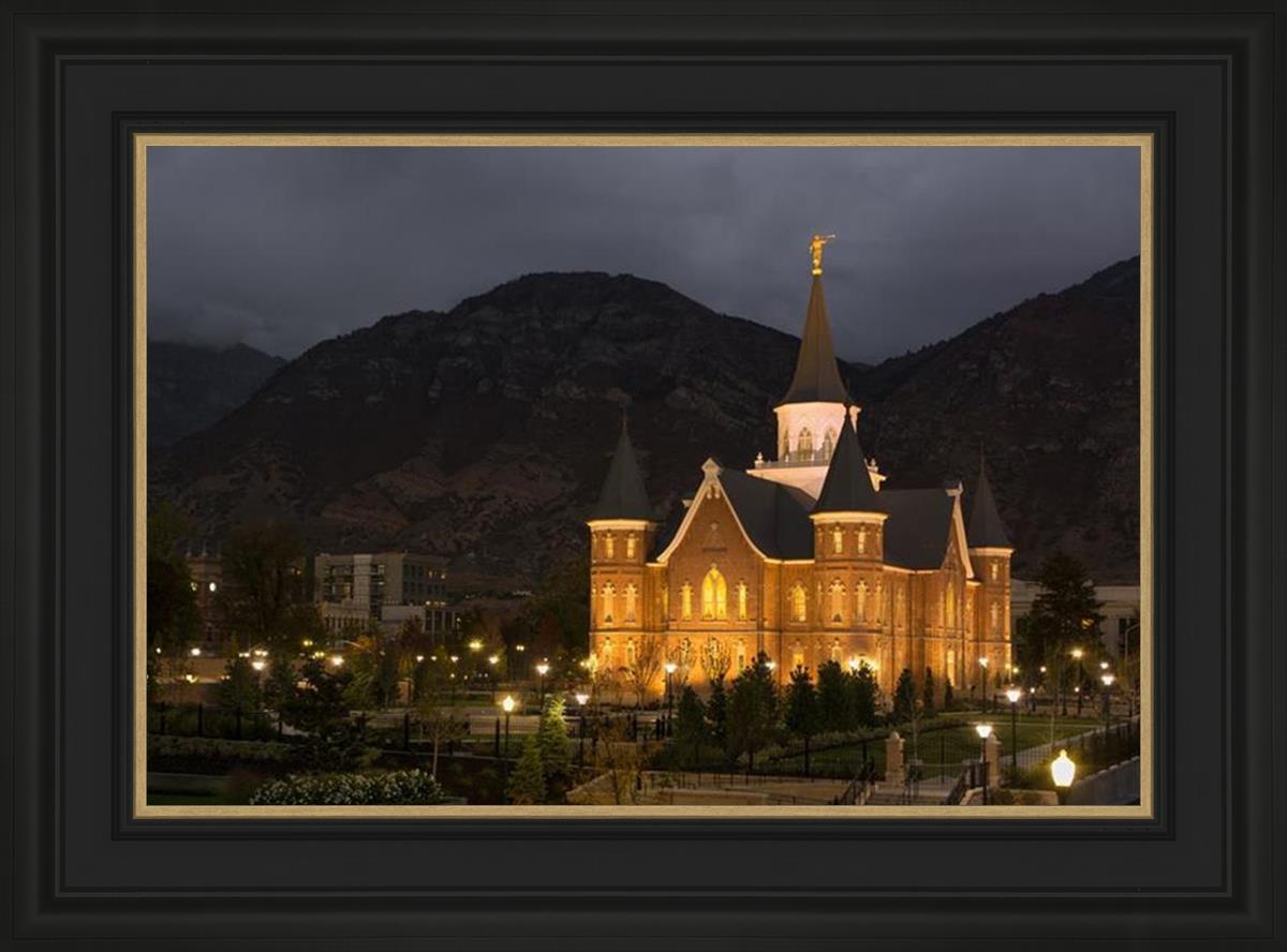 Provo City Center at Night