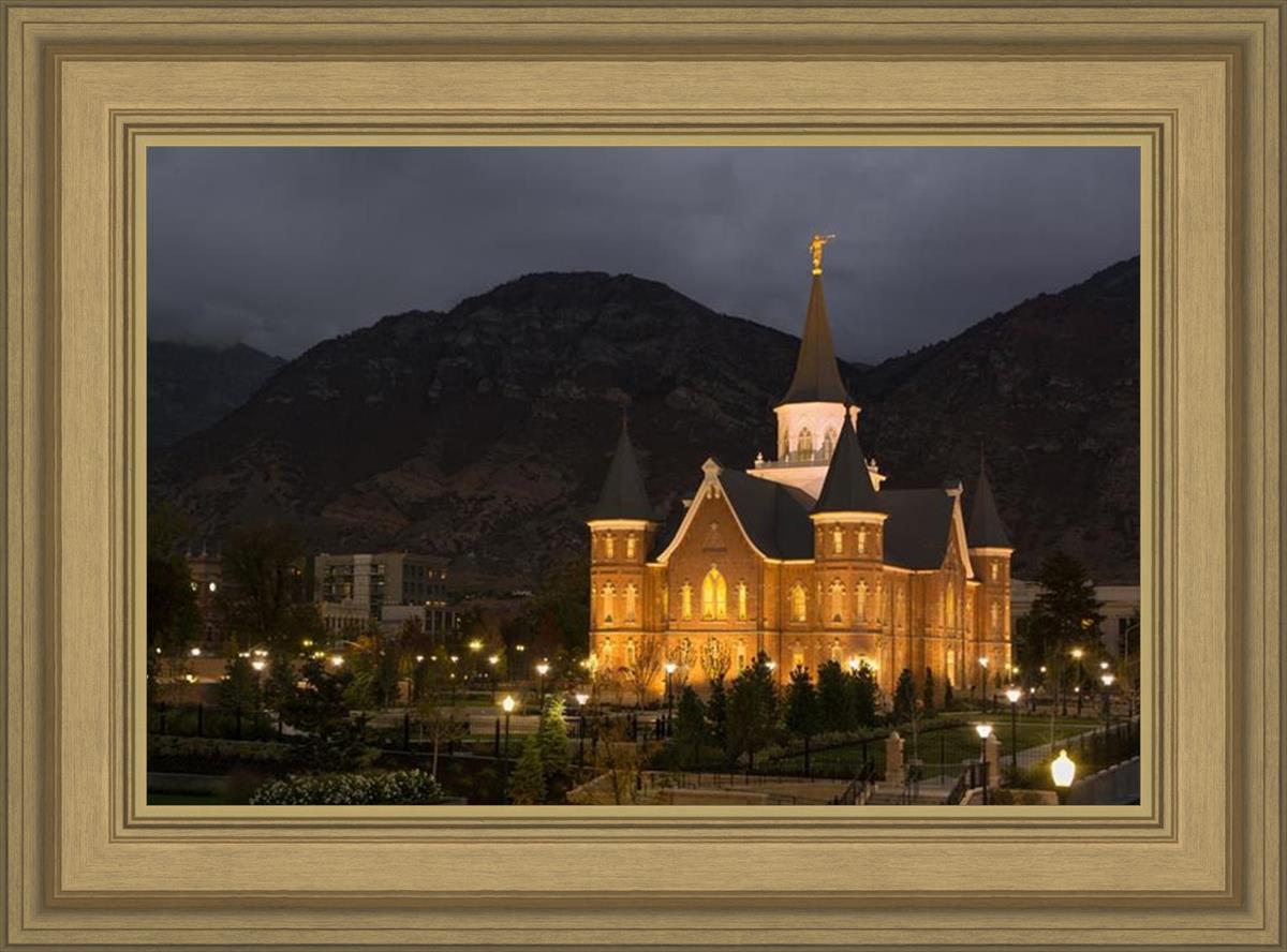 Provo City Center at Night