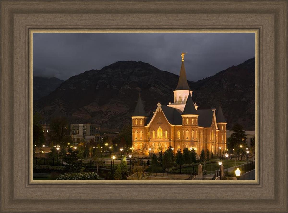 Provo City Center at Night
