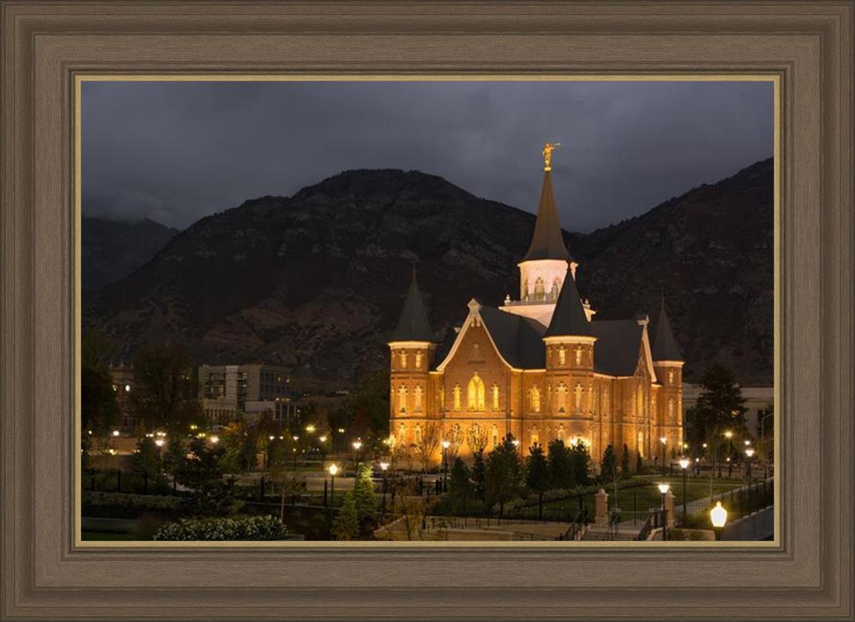 Provo City Center at Night