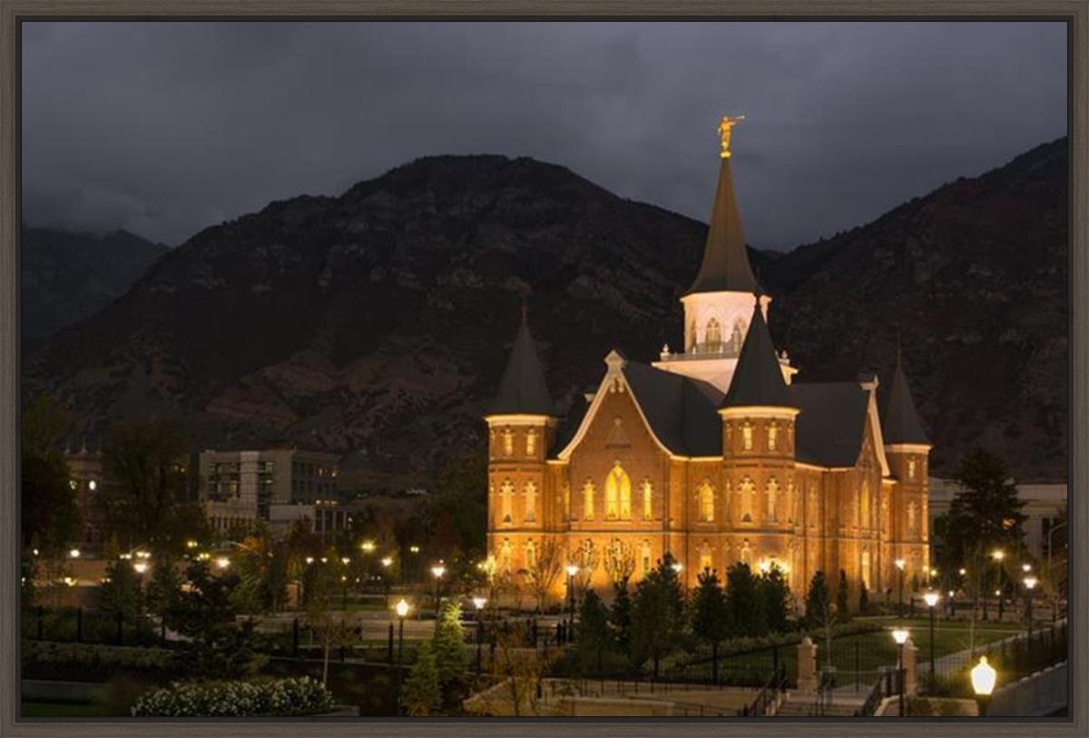 Provo City Center at Night
