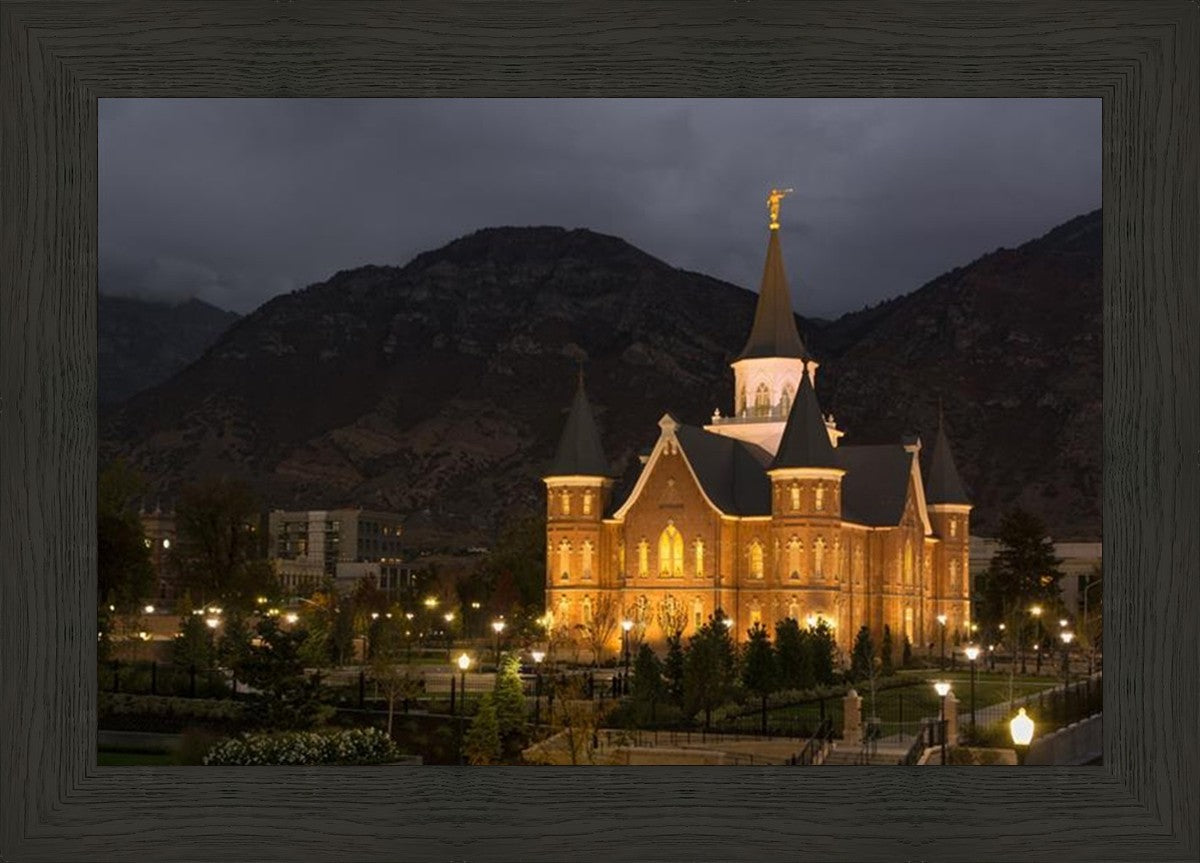 Provo City Center at Night