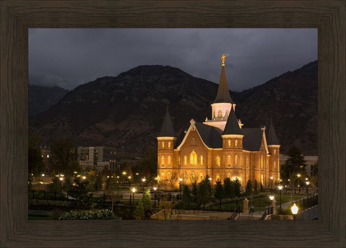 Provo City Center at Night