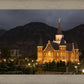 Provo City Center at Night