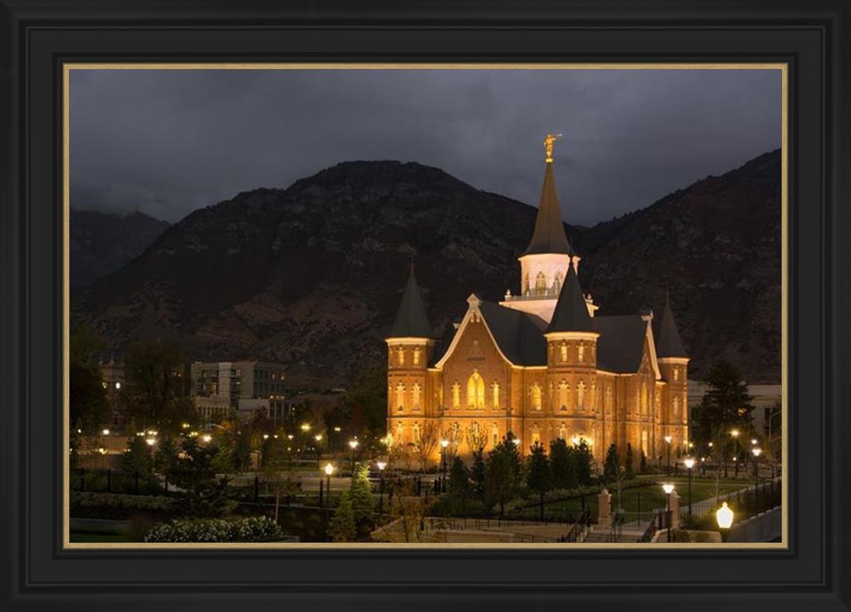 Provo City Center at Night