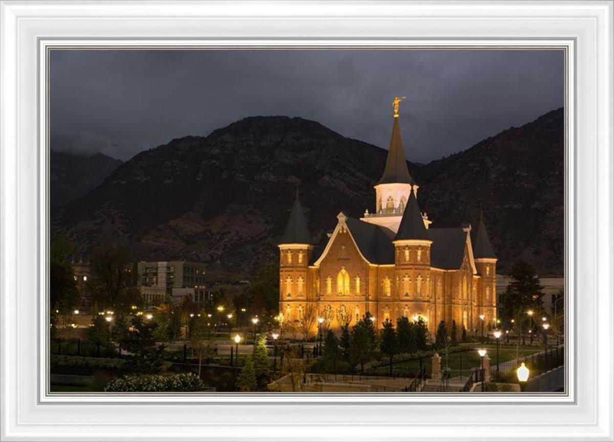 Provo City Center at Night