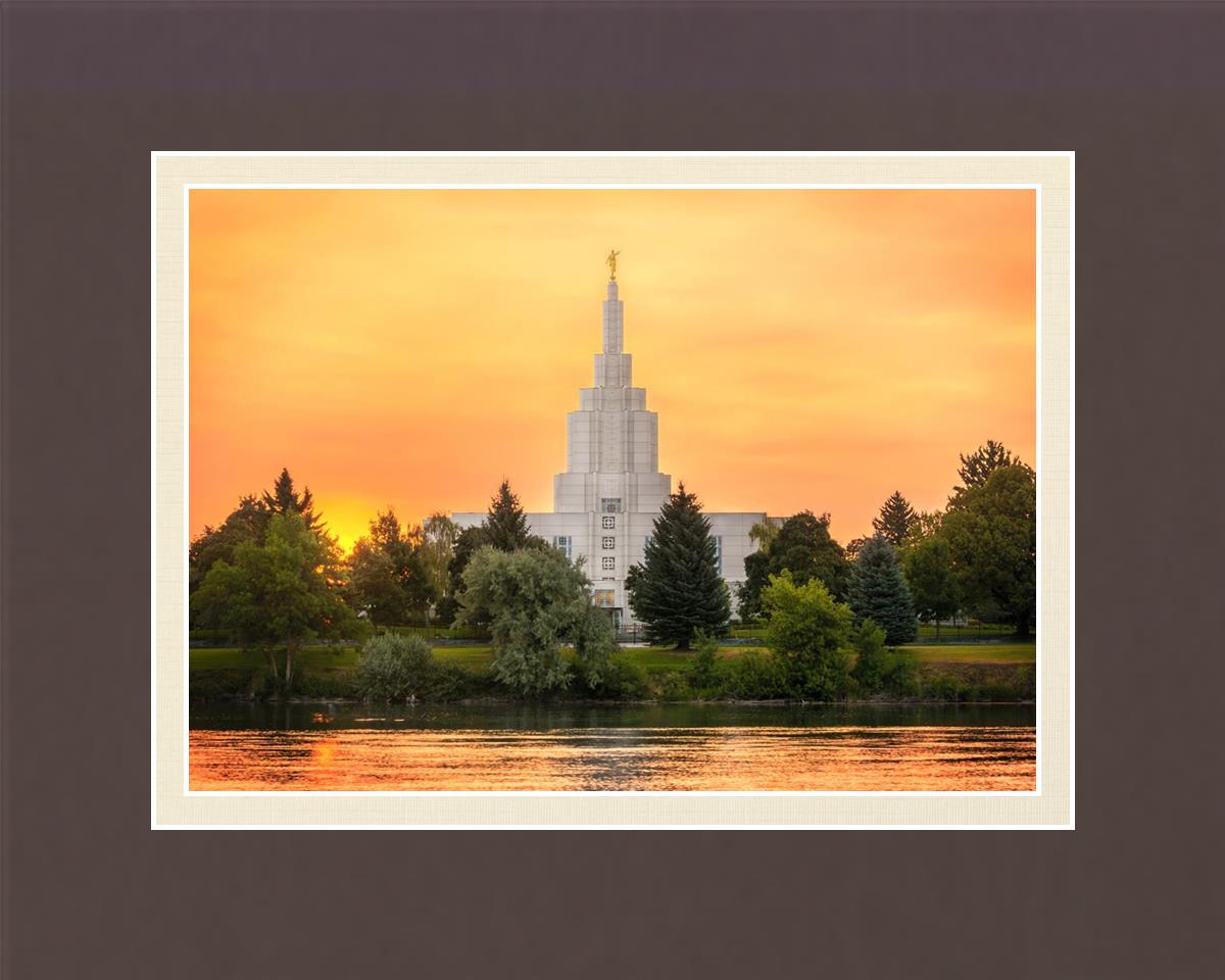 Idaho Falls Temple - Across the River