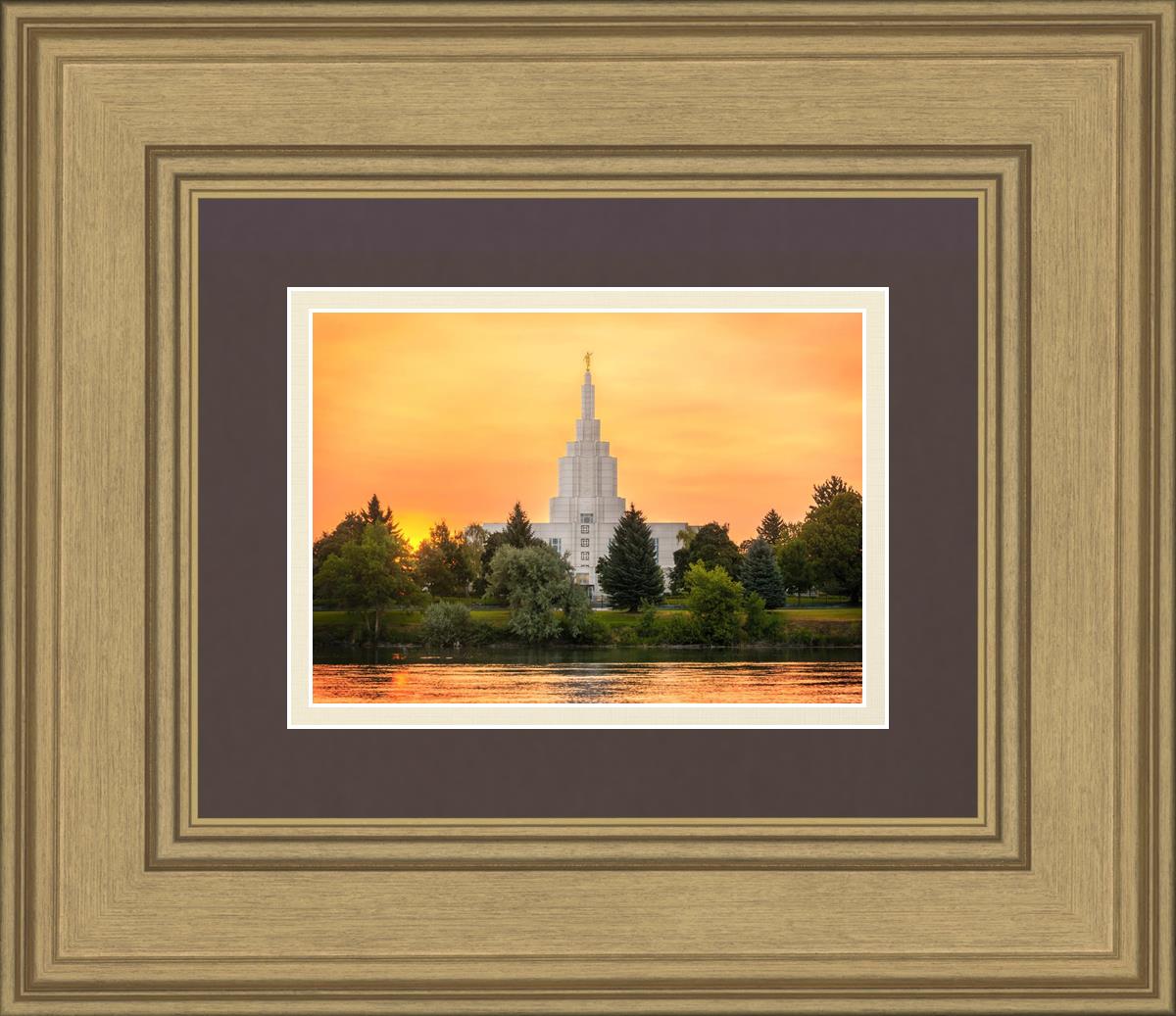 Idaho Falls Temple - Across the River