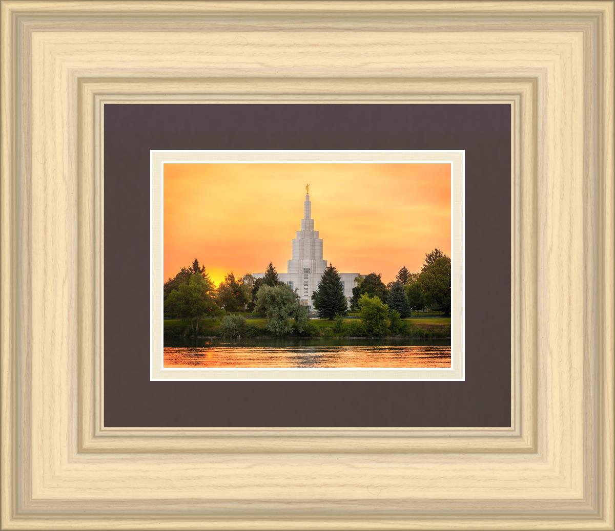 Idaho Falls Temple - Across the River