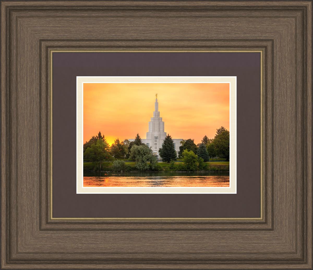 Idaho Falls Temple - Across the River