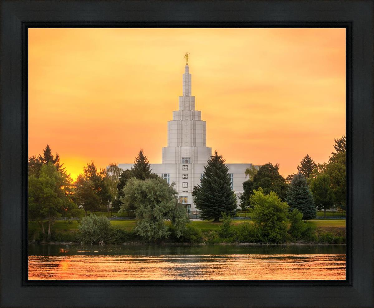 Idaho Falls Temple - Across the River