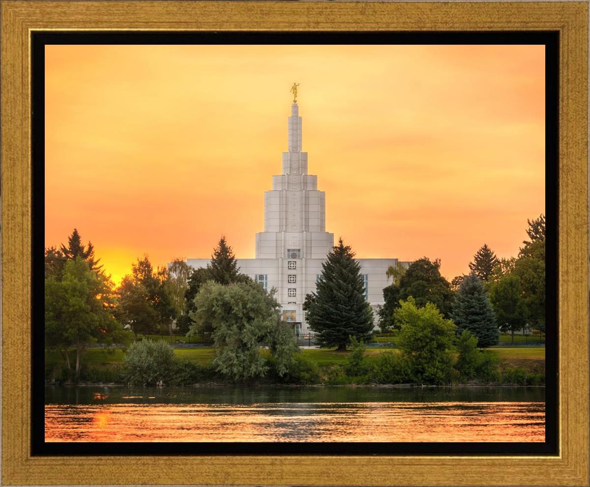 Idaho Falls Temple - Across the River