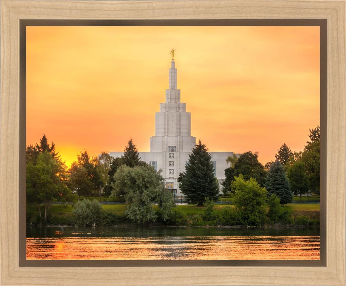 Idaho Falls Temple - Across the River