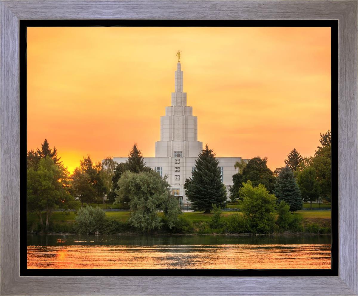 Idaho Falls Temple - Across the River