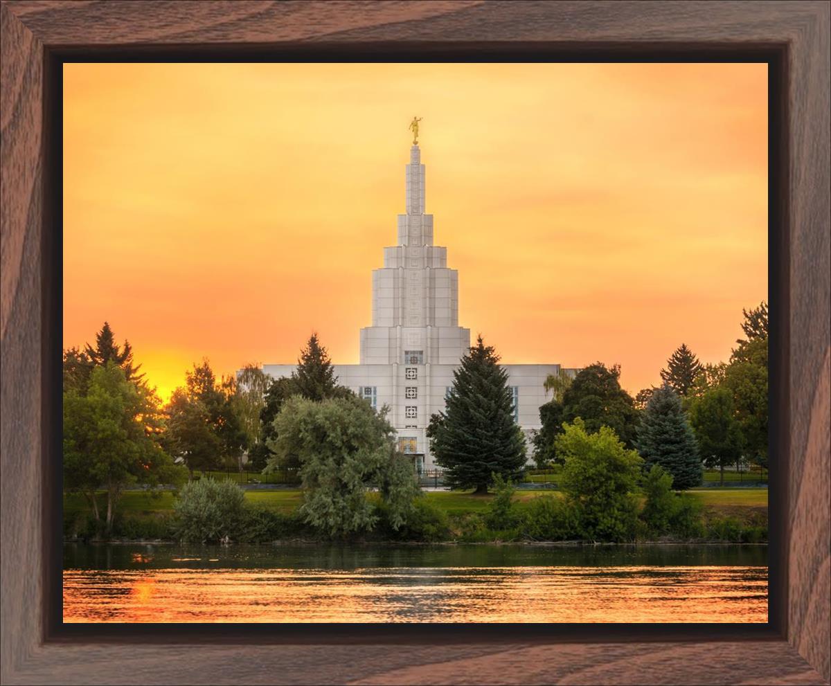 Idaho Falls Temple - Across the River