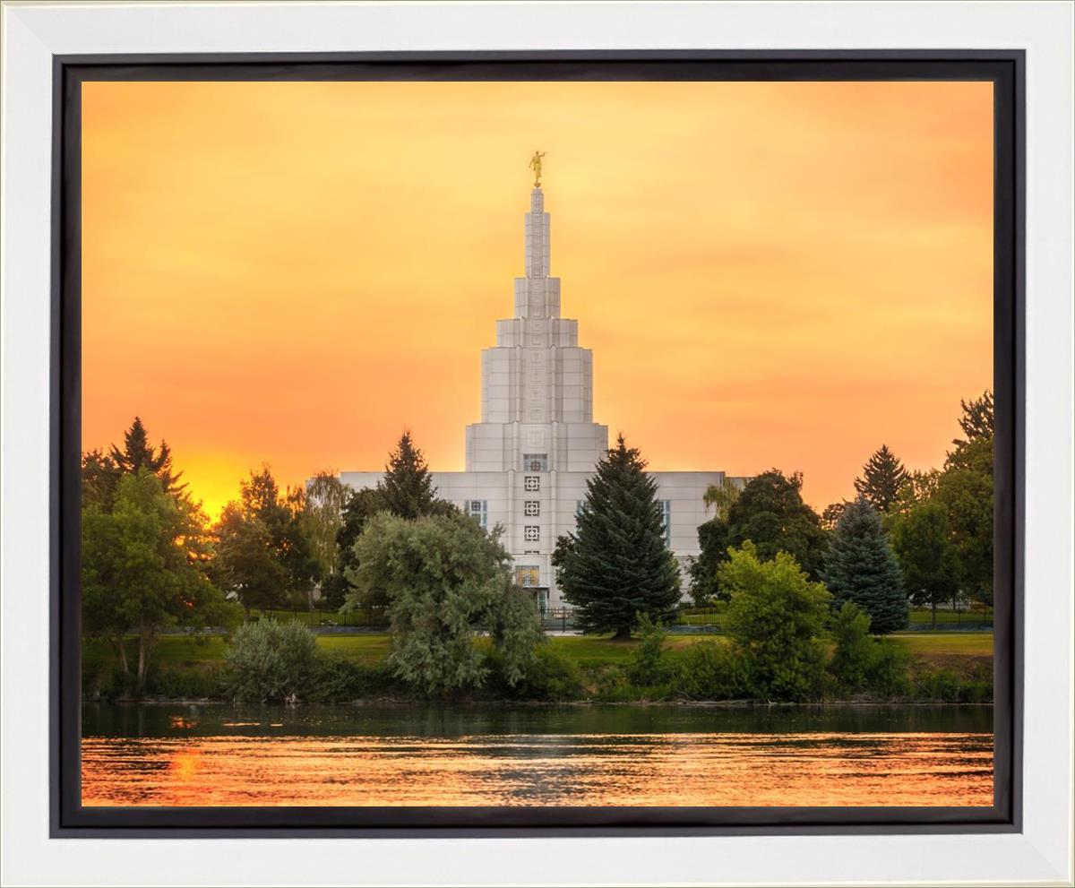 Idaho Falls Temple - Across the River