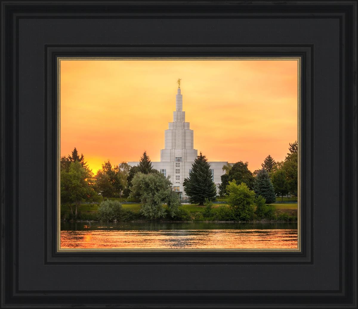 Idaho Falls Temple - Across the River