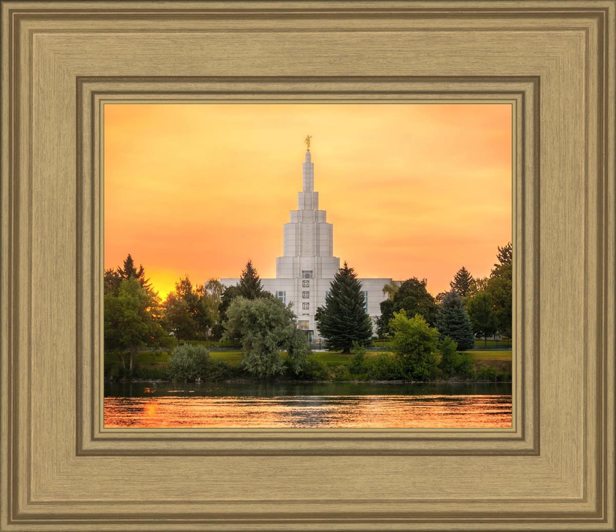 Idaho Falls Temple - Across the River