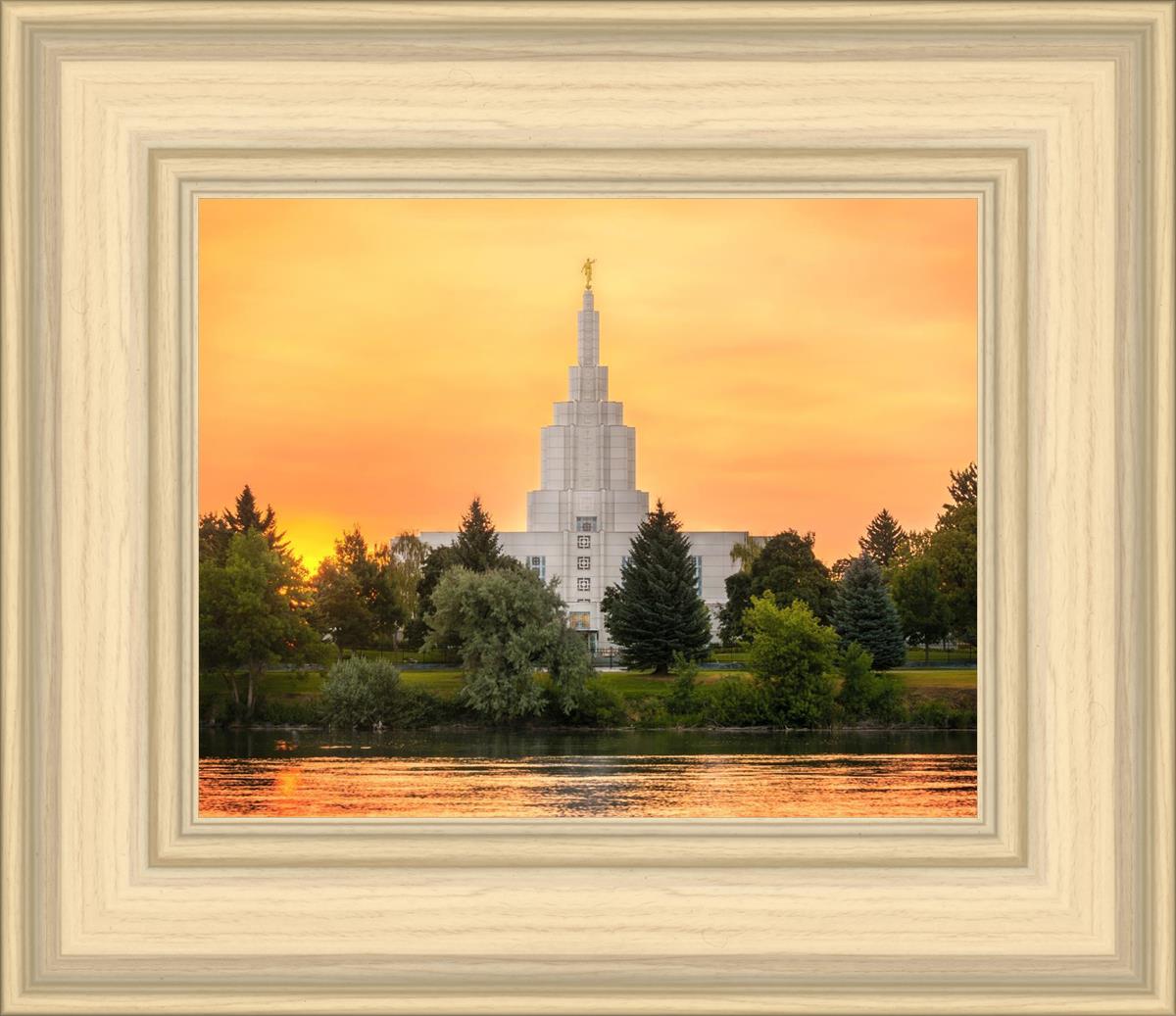 Idaho Falls Temple - Across the River