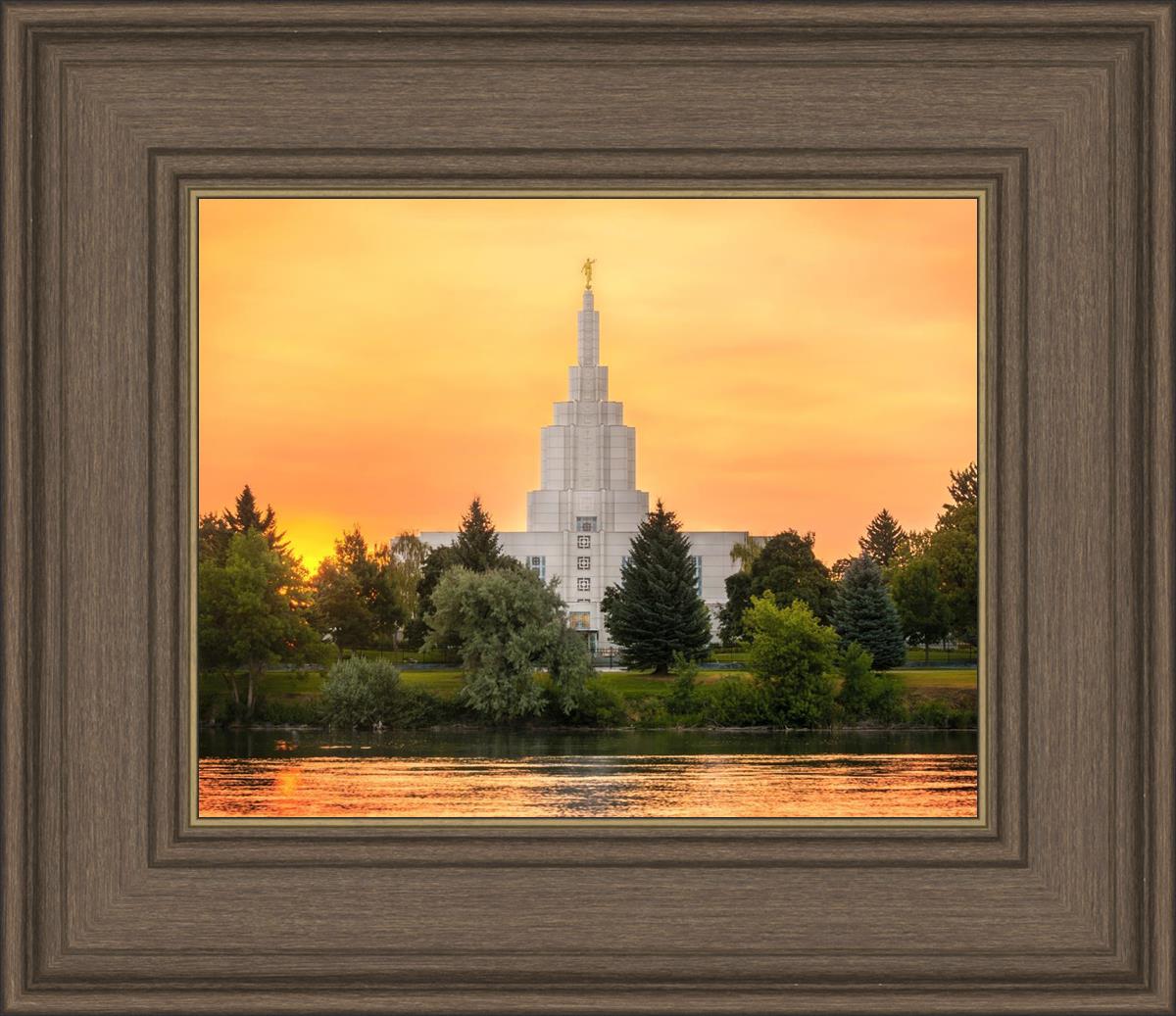 Idaho Falls Temple - Across the River